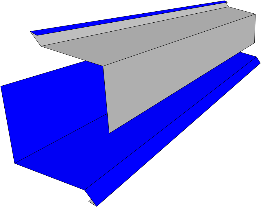 Карниз из оцинкованной стали